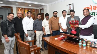 मुख्यमंत्री विष्णु देव साय से क्रेडाई और रियल एस्टेट के प्रतिनिधिमंडल ने की सौजन्य मुलाकात….. मुख्यमंत्री विष्णु देव साय से क्रेडाई और रियल एस्टेट के प्रतिनिधिमंडल ने की सौजन्य मुलाकात…..