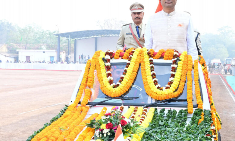 जांजगीर-चांपा में हर्षोल्लास के साथ मनाया गया 77वां गणतंत्र दिवस: मंत्री ओ.पी. चौधरी…..