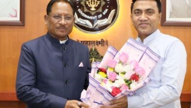 मुख्यमंत्री विष्णुदेव साय ने गोवा के मुख्यमंत्री डॉ. प्रमोद सावंत से की सौजन्य भेंट….