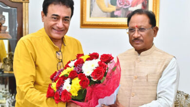 मुख्यमंत्री विष्णुदेव साय से सुप्रसिद्ध अभिनेता नीतिश भारद्वाज ने की सौजन्य मुलाकात…..