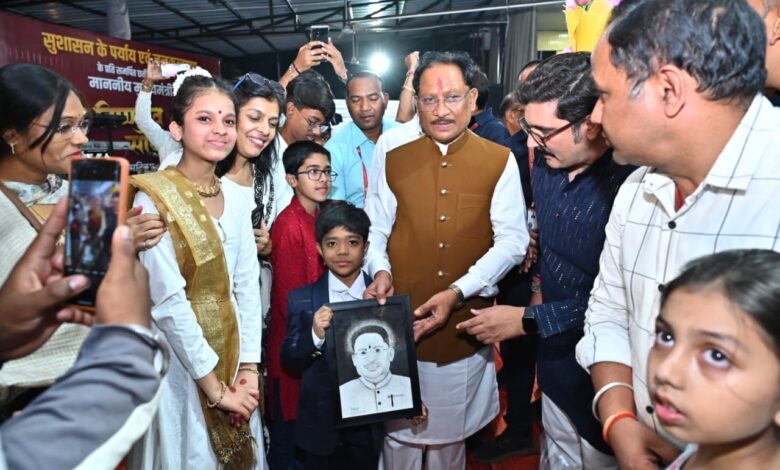 मुख्यमंत्री विष्णुदेव साय को मिलीं जन-जन की शुभकामनाएं, जन्मदिन पर मुख्यमंत्री निवास बना उल्लास का केंद्र मुख्यमंत्री विष्णुदेव साय को मिलीं जन-जन की शुभकामनाएं, जन्मदिन पर मुख्यमंत्री निवास बना उल्लास का केंद्र