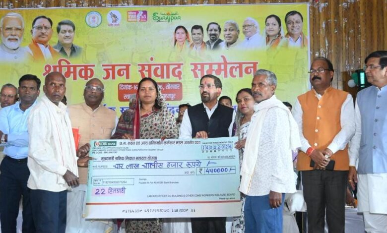 श्रमिकों को सामाजिक सुरक्षा एवं आर्थिक सशक्तिकरण प्रदान करना राज्य सरकार की प्राथमिकता – श्रीमती लक्ष्मी राजवाड़े…. श्रमिकों को सामाजिक सुरक्षा एवं आर्थिक सशक्तिकरण प्रदान करना राज्य सरकार की प्राथमिकता – श्रीमती लक्ष्मी राजवाड़े….