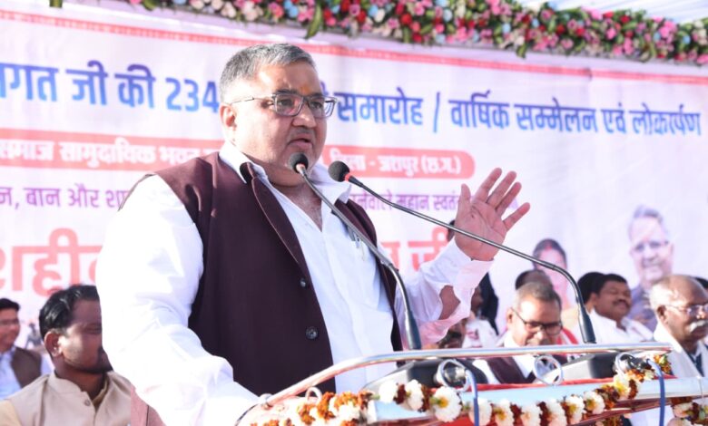 पर्यटन मंत्री राजेश अग्रवाल कोल विद्रोह के महानायक वीर बुधु भगत की 234 वीं जयंती पर आयोजित समारोह में हुए शामिल….