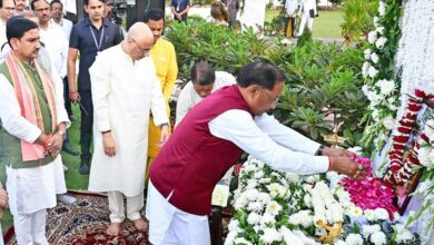 मुख्यमंत्री विष्णुदेव साय ने श्रीमती कुसुम सिन्हा को दी श्रद्धांजलि….