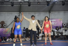 खेलो इंडिया ट्राइबल गेम्स 2026 : कुश्ती स्पर्धा के तीसरे दिन भी जारी रहा मुकाबले का रोमांच…. खेलो इंडिया ट्राइबल गेम्स 2026 : कुश्ती स्पर्धा के तीसरे दिन भी जारी रहा मुकाबले का रोमांच….