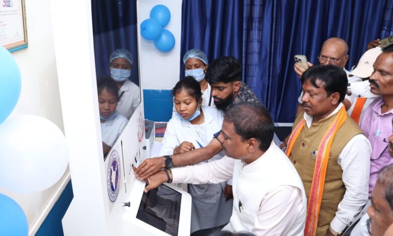 भानपुरी में आधुनिक तकनीक और बुनियादी ढांचे का अनूठा संगम हेल्थ एटीएम का शुभारंभ….