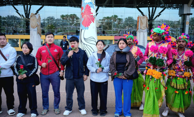 खेलो इंडिया ट्राइबल गेम्स के लिए खिलाड़ियों का छत्तीसगढ़ पहुंचना शुरू… खेलो इंडिया ट्राइबल गेम्स के लिए खिलाड़ियों का छत्तीसगढ़ पहुंचना शुरू…