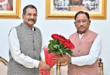 मुख्यमंत्री विष्णु देव साय से छत्तीसगढ़ राज्य पुलिस जवाबदेही प्राधिकरण के नव पदस्थ सदस्य राजीव श्रीवास्तव ने की सौजन्य भेंट….