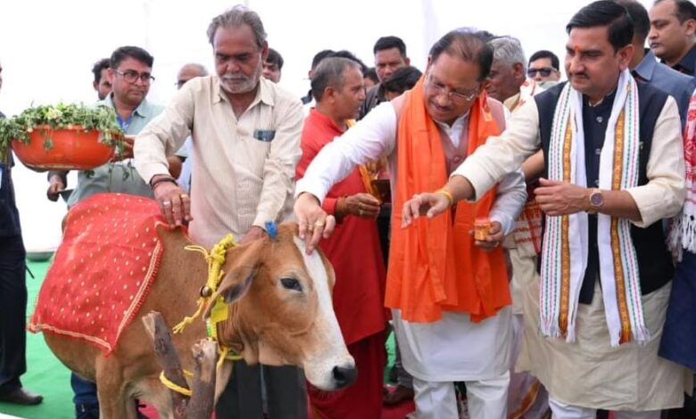 मुख्यमंत्री विष्णुदेव साय ने गौधाम योजना का किया शुभारंभ : प्रदेश में गोधन संरक्षण को मिला नया आधार….