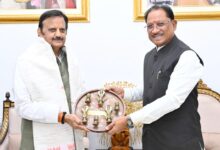 मुख्यमंत्री से मध्यप्रदेश के उपमुख्यमंत्री राजेंद्र शुक्ला ने की सौजन्य मुलाकात…..