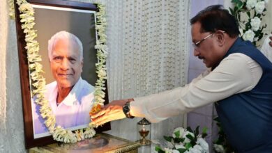 मुख्यमंत्री विष्णुदेव साय ने लोकतंत्र सेनानी स्वर्गीय महावीर प्रसाद जैन को दी श्रद्धांजलि….