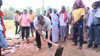 अम्बिकापुर में विकास को नई रफ्तार, पर्यटन एवं संस्कृति मंत्री राजेश अग्रवाल ने  7 करोड़ की लागत से बनने वाले 120 मीटर लंबे पुल  का किया भूमि पूजन…..