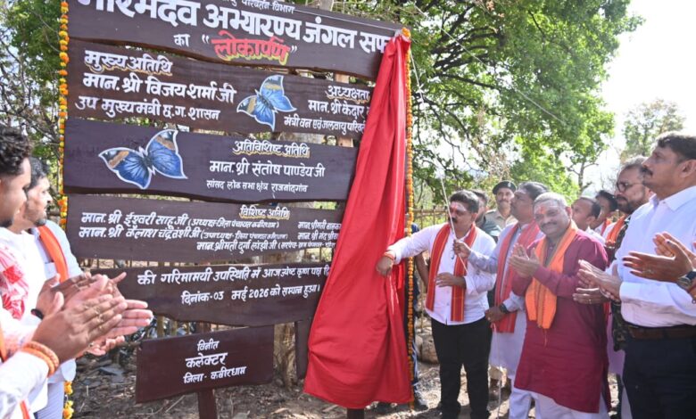 उप मुख्यमंत्री विजय शर्मा, वन मंत्री केदार कश्यप और सांसद संतोष पाण्डेय ने किया भोरमदेव जंगल सफारी का शुभारंभ…..