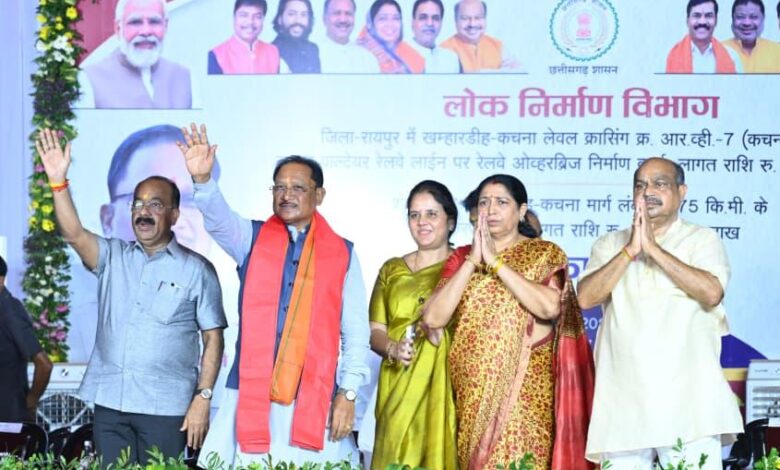 मुख्यमंत्री विष्णुदेव साय ने किया कचना रेलवे ओवरब्रिज का लोकार्पण, राजधानी रायपुर को मिली बड़ी सौगात, लाखों लोगों को मिलेगी ट्रैफिक जाम से राहत….. मुख्यमंत्री विष्णुदेव साय ने किया कचना रेलवे ओवरब्रिज का लोकार्पण, राजधानी रायपुर को मिली बड़ी सौगात, लाखों लोगों को मिलेगी ट्रैफिक जाम से राहत…..