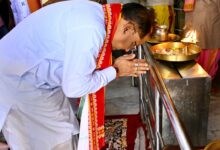 मुख्यमंत्री विष्णुदेव साय हरिनाम संकीर्तन नामयज्ञ में हुए शामिल, श्री जगन्नाथ मंदिर में की पूजा-अर्चना, प्रदेशवासियों की सुख-समृद्धि और खुशहाली की कामना….