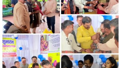 विधायक दीपेश साहू ने किया राष्ट्रीय पल्स पोलियो अभियान का शुभारंभ –

100 बिस्तर एमसीएच अस्पताल से जिलेभर में अभियान की शुरुआत, 96,085 बच्चों को पोलियो की खुराक पिलाने का लक्ष्य ।
