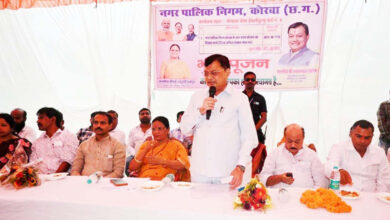 उद्योग मंत्री देवांगन ने पौने 37 करोड़ रूपए के जलप्रदाय योजना विस्तार कार्य का किया भूमिपूजन…. उद्योग मंत्री देवांगन ने पौने 37 करोड़ रूपए के जलप्रदाय योजना विस्तार कार्य का किया भूमिपूजन….