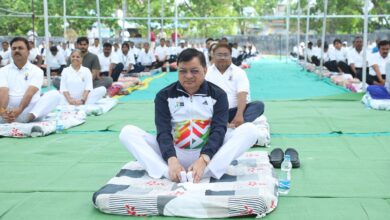 योग से शारीरिक व मानसिक विकास होता है, इसे जीवन में अपनाएं – मंत्री लखनलाल देवांगन…..