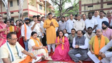 उप मुख्यमंत्री अरुण साव ने 2500 किलोलीटर क्षमता के पानी टंकी निर्माण का किया भूमिपूजन…. उप मुख्यमंत्री अरुण साव ने 2500 किलोलीटर क्षमता के पानी टंकी निर्माण का किया भूमिपूजन….