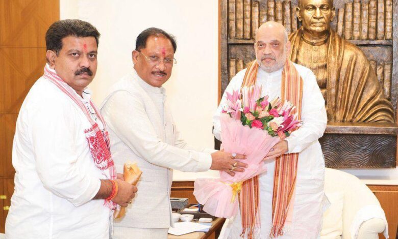 छत्तीसगढ़ में अखिल भारतीय आयुर्वेद संस्थान के स्थापना का प्रस्ताव, अमित शाह से मिले मुख्यमंत्री विष्णुदेव साय….