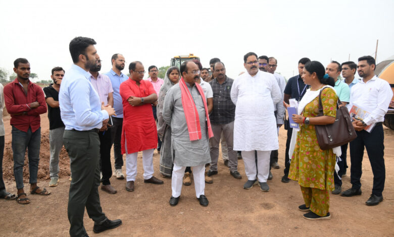 उप मुख्यमंत्री अरुण साव ने इंटिग्रेटेड स्पोर्ट्स स्टेडियम का किया स्थल निरीक्षण, कुछ दिनों पहले शुरू हुआ है काम…..