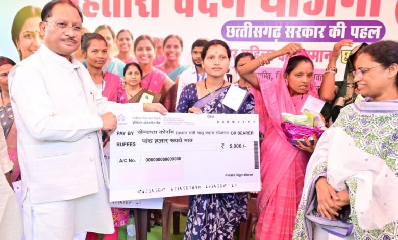 महिला सशक्तिकरण और मातृ-शिशु कल्याण योजनाओं से बदल रही जिंदगी: मुख्यमंत्री विष्णुदेव साय’…..