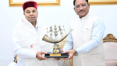 मुख्यमंत्री विष्णुदेव साय से कर्नाटक के राज्यपाल थावरचंद गहलोत ने की सौजन्य भेंट….