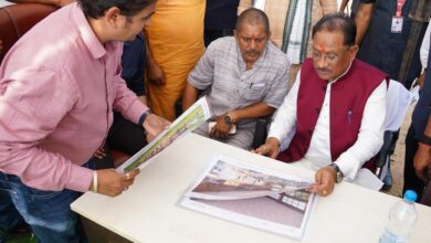 मुख्यमंत्री विष्णुदेव साय ने सलियाटोली में निर्माणाधीन नालंदा परिसर का किया निरीक्षण….. मुख्यमंत्री विष्णुदेव साय ने सलियाटोली में निर्माणाधीन नालंदा परिसर का किया निरीक्षण…..