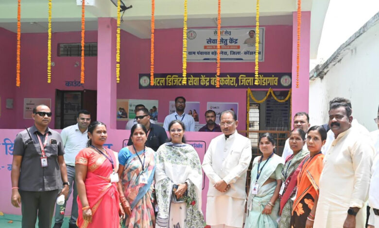 ’गाँव के द्वार पहुँची डिजिटल सरकार: बड़ेकनेरा का ‘सेवा सेतु’ मॉडल बना ग्रामीण सुशासन की नई मिसाल – मुख्यमंत्री विष्णुदेव साय’…..