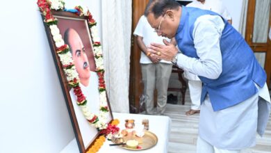 डॉ. श्यामा प्रसाद मुखर्जी भारत की एकता, अखंडता और राष्ट्रीय स्वाभिमान के सशक्त प्रहरी – मुख्यमंत्री श्री साय