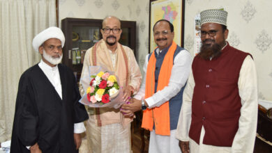 राज्यपाल रमेन डेका से छत्तीसगढ़ राज्य हज कमेटी के अध्यक्ष ने की सौजन्य भेंट…. राज्यपाल रमेन डेका से छत्तीसगढ़ राज्य हज कमेटी के अध्यक्ष ने की सौजन्य भेंट….