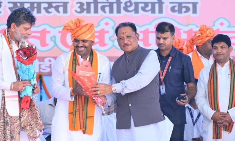 मुख्यमंत्री विष्णुदेव साय ने बम्हनीडीह के विकास की नई यात्रा का किया शुभारंभ….