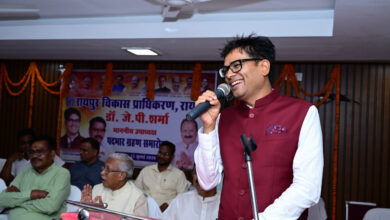 रायपुर विकास प्राधिकरण के नए उपाध्यक्ष डॉ. जय प्रकाश शर्मा ने संभाला पदभार, वित्त, आवास एवं पर्यावरण मंत्री ओ.पी. चौधरी हुए समारोह में शामिल