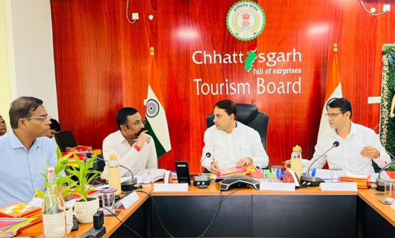 छत्तीसगढ़ पर्यटन विकास को मिलेगी नई गति, पर्यटन मंडल की 38 वीं संचालक मंडल बैठक में बनी रणनीति…. छत्तीसगढ़ पर्यटन विकास को मिलेगी नई गति, पर्यटन मंडल की 38 वीं संचालक मंडल बैठक में बनी रणनीति….