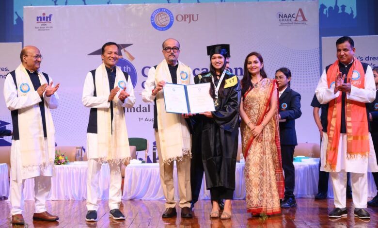 युवा ज्ञान, नवाचार और नैतिक मूल्यों से करें राष्ट्र निर्माण-राज्यपाल रमेन डेका,राज्यपाल ने जिंदल विश्वविद्यालय के छठवें दीक्षांत समारोह में विद्यार्थियों को दी उपाधियां