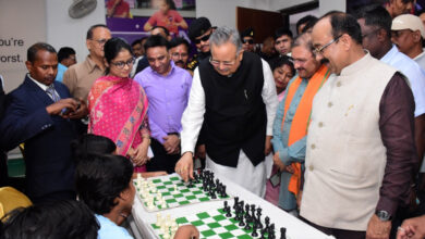 राजनांदगांव में राज्य स्तरीय जूनियर शतरंज प्रतियोगिता का समापन- डॉ. रमन सिंह और अरुण साव ने बढ़ाया खिलाड़ियों का उत्साह…. राजनांदगांव में राज्य स्तरीय जूनियर शतरंज प्रतियोगिता का समापन- डॉ. रमन सिंह और अरुण साव ने बढ़ाया खिलाड़ियों का उत्साह….