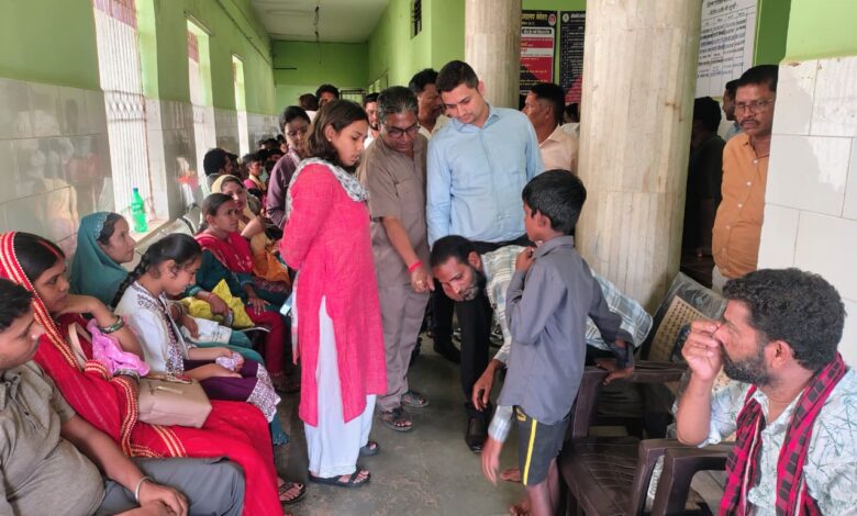कलेक्टर सुश्री प्रतिष्ठा ममगाई ने जिला अस्पताल का किया औचक निरीक्षण