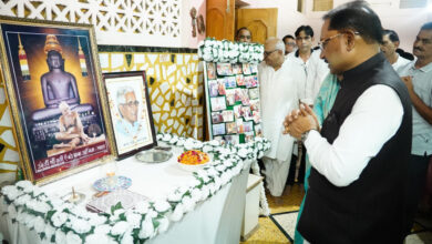 मुख्यमंत्री विष्णुदेव साय ने कुनकुरी में स्व ज्ञानचंद जैन के निवास पहुंचकर विनम्र श्रद्धांजलि अर्पित की…..