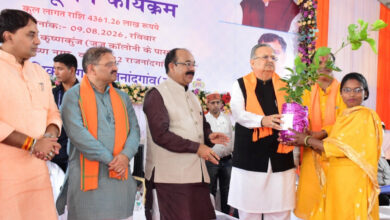 राजनांदगांव में 43.61 करोड़ के कार्यों का भूमिपूजन, 15.92 करोड़ की लागत से बनेगा प्रदेश का सबसे बड़ा 2000 सीटर ऑडिटोरियम…..
