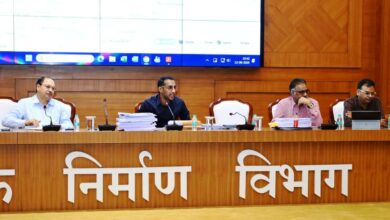 लोक निर्माण विभाग के सचिव ने सड़क एवं भवन निर्माण कार्यों की प्रगति की समीक्षा की…..