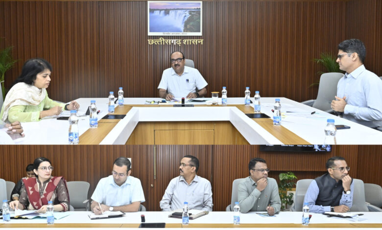 उपराष्ट्रपति के 2 सितंबर को प्रस्तावित छत्तीसगढ़ प्रवास की तैयारियों की मुख्य सचिव विकासशील ने की समीक्षा…..