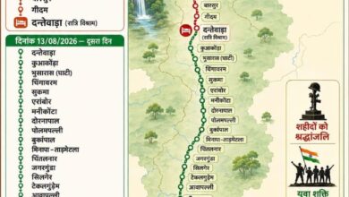 बस्तर तिरंगा यात्रा में उपमुख्यमंत्री विजय शर्मा होंगे शामिल, नक्सल प्रभाव से बाहर आए गांवों तक पहुंचेगी बाइक रैली….. बस्तर तिरंगा यात्रा में उपमुख्यमंत्री विजय शर्मा होंगे शामिल, नक्सल प्रभाव से बाहर आए गांवों तक पहुंचेगी बाइक रैली…..