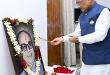 मुख्यमंत्री विष्णु देव साय ने स्वर्गीय कुशाभाऊ ठाकरे की जयंती पर उन्हें किया नमन…..