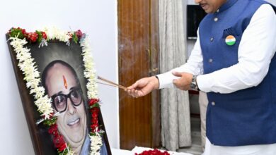 मुख्यमंत्री विष्णु देव साय ने स्वर्गीय कुशाभाऊ ठाकरे की जयंती पर उन्हें किया नमन…..