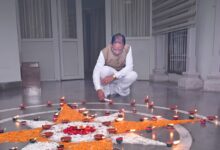 प्रधानमंत्री नरेंद्र मोदी के जन्मदिवस पर मुख्यमंत्री विष्णु देव साय ने अपने निवास पर जलाया ‘आशीर्वाद का दीया’…..