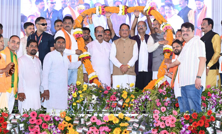 विकसित छत्तीसगढ़ के निर्माण में अब कोई बाधा नहीं, विकास की गति होगी और तेज : मुख्यमंत्री विष्णु देव साय…..