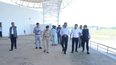 राज्योत्सव स्थल का अधिकारियों ने किया निरीक्षण, तैयारियों एवं व्यवस्थाओं के संबंध में की चर्चा….. राज्योत्सव स्थल का अधिकारियों ने किया निरीक्षण, तैयारियों एवं व्यवस्थाओं के संबंध में की चर्चा…..