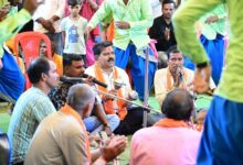 रामधुनी कार्यक्रम में शामिल हुए उप मुख्यमंत्री एवं कवर्धा विधायक विजय शर्मा, लक्ष्मीनारायण मंदिर में पूजा-अर्चना कर प्रदेश की सुख-समृद्धि की कामना की…..