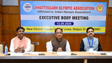 खेल प्रतिभाओं को आगे बढ़ाने के लिए संसाधनों और अवसरों की नहीं होगी कमी: मुख्यमंत्री विष्णु देव साय…..