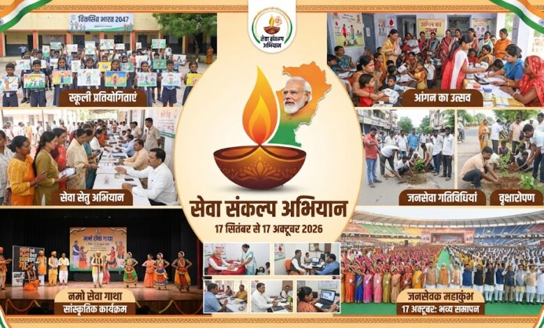 सेवा संकल्प अभियान : प्रदेशभर में होंगे जनसेवा के कार्यक्रम…..